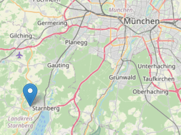 Karte Starnberg München